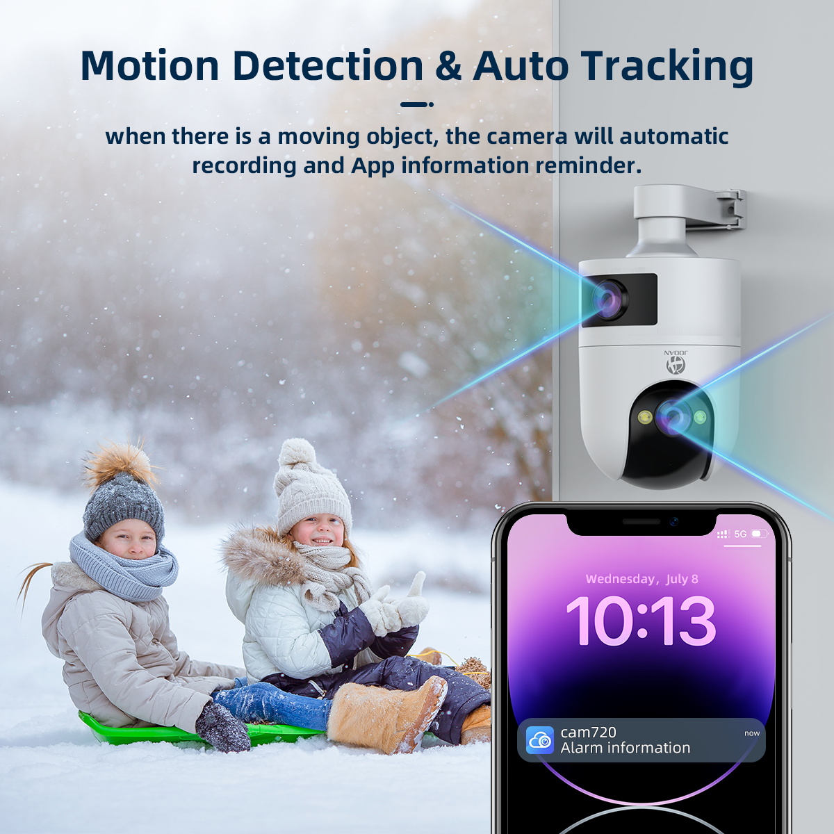 4K PTZ IP Camera Outdoor Water - огляд і ціна Baby Monitor Split Screen