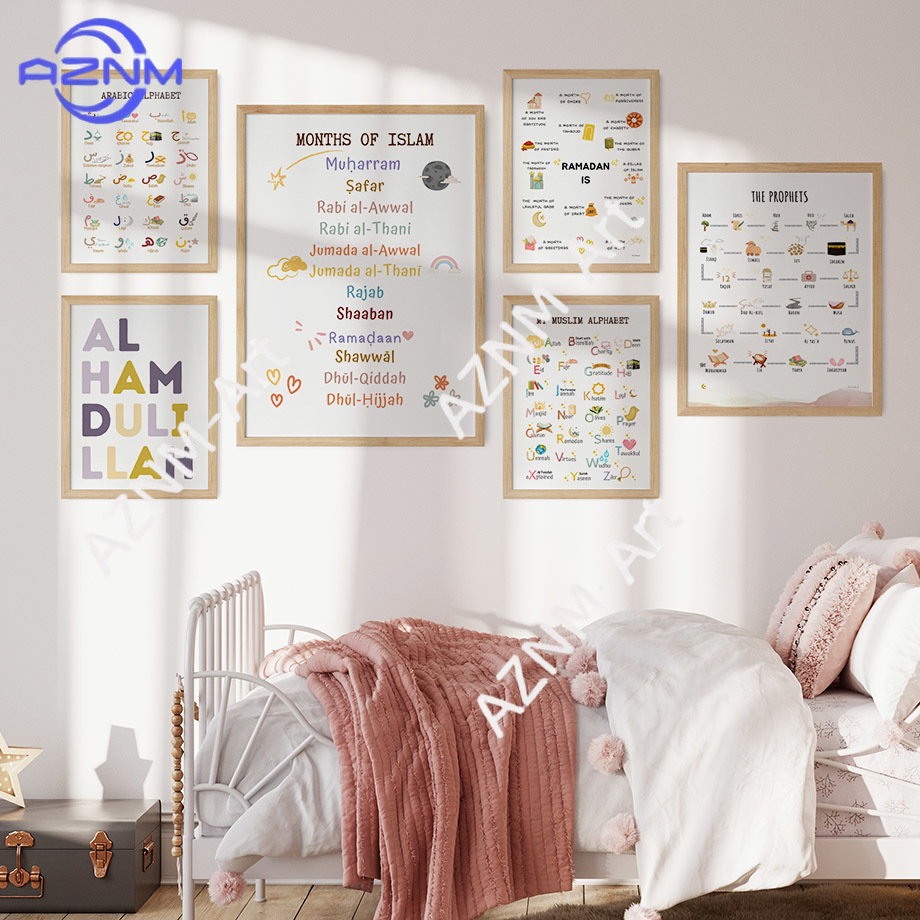 Islam Muslim Prophets Arabic A - огляд і ціна Baby Nursery Posters