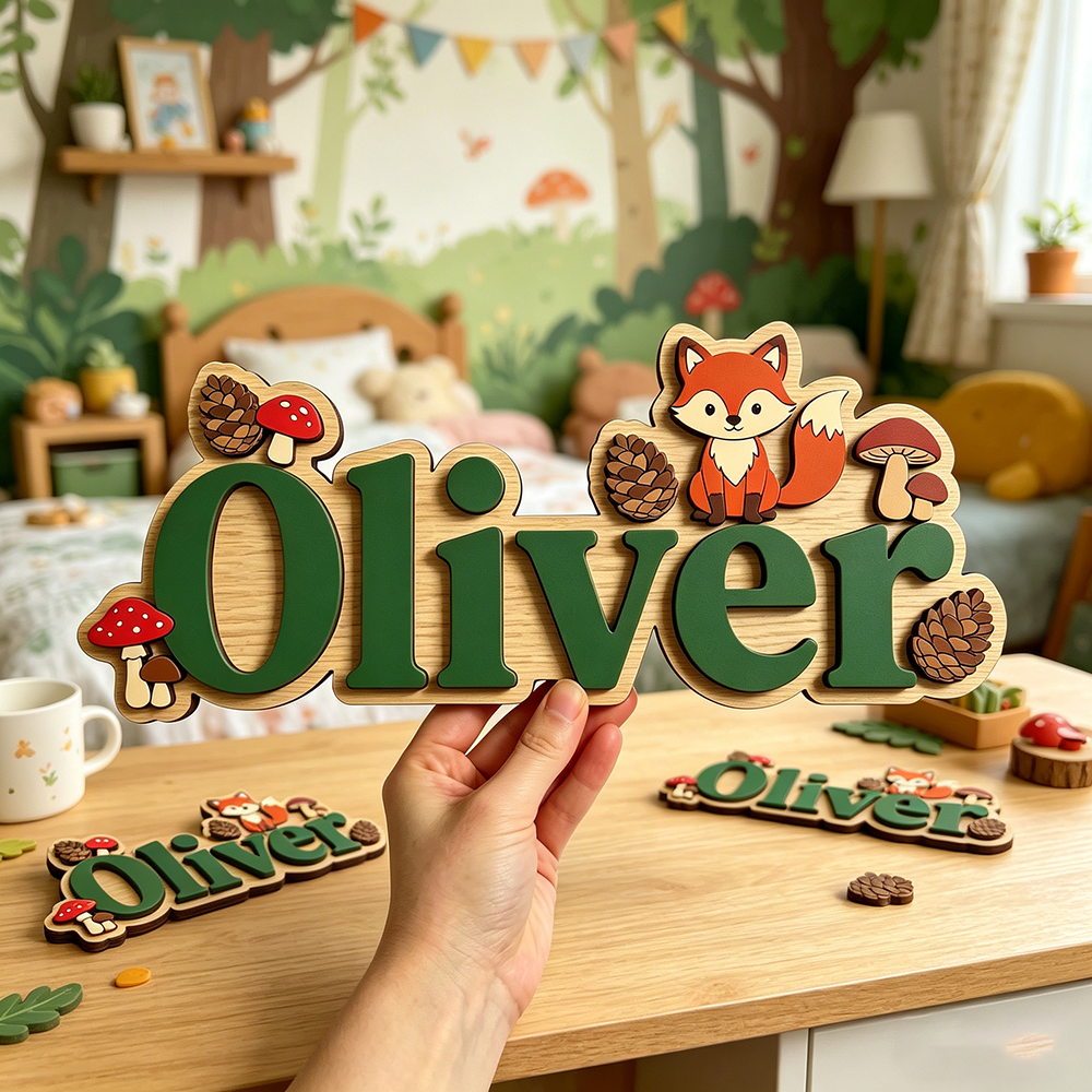 Whimsical Woodland Fox Custom  - огляд і ціна Baby Nursery Things